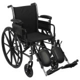 Lightweight Height Adjustable Wheelchair