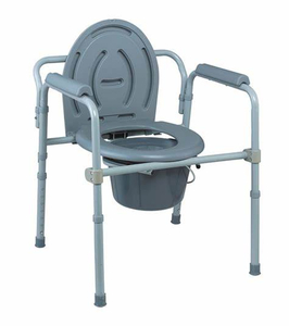 Height Adjustable Big Size Commode Chair Shower